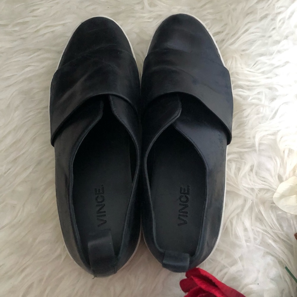 Leather Black Platform - image 1